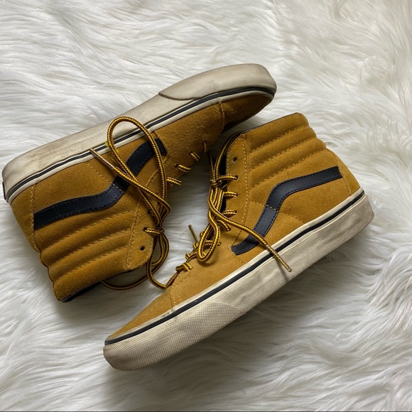 wheat high top vans